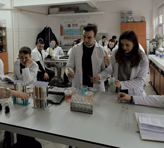 Modern university building